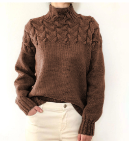 Cozy Oversized Crew Neck Sweater