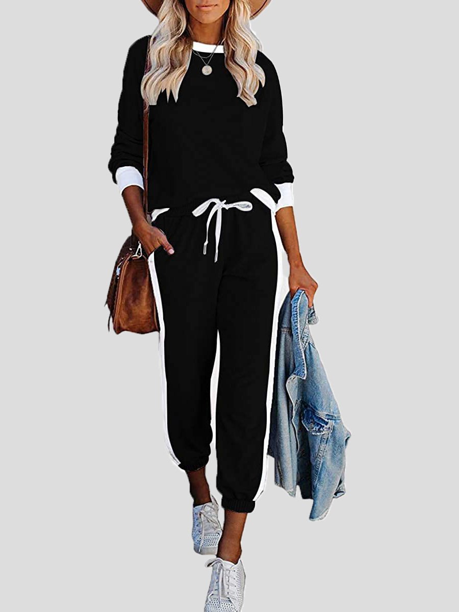 Comfortable Ladies Lounge Sweat Suit Set