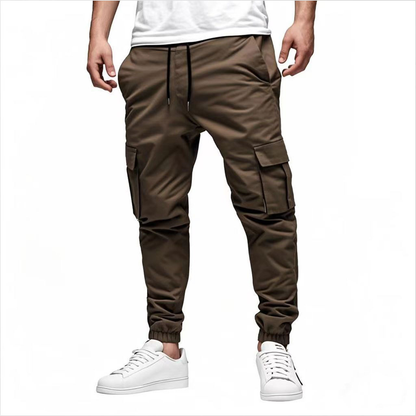 Men's Slim Fit Stretch Cotton Trousers