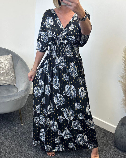 Pretty Women's Floral Maxi Summer Dress - OutfitLondon