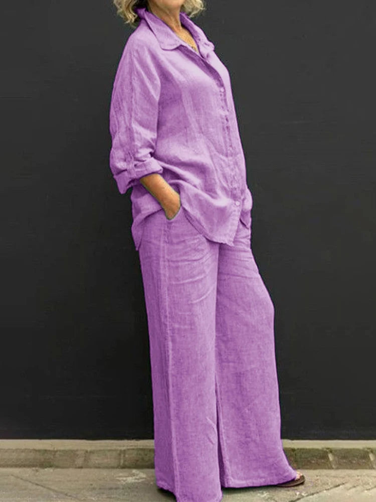 Soft Women's Lounge Long-Sleeve Pajama Set