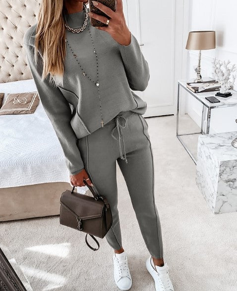 Comfy Women's Knit Jogger Suit Set