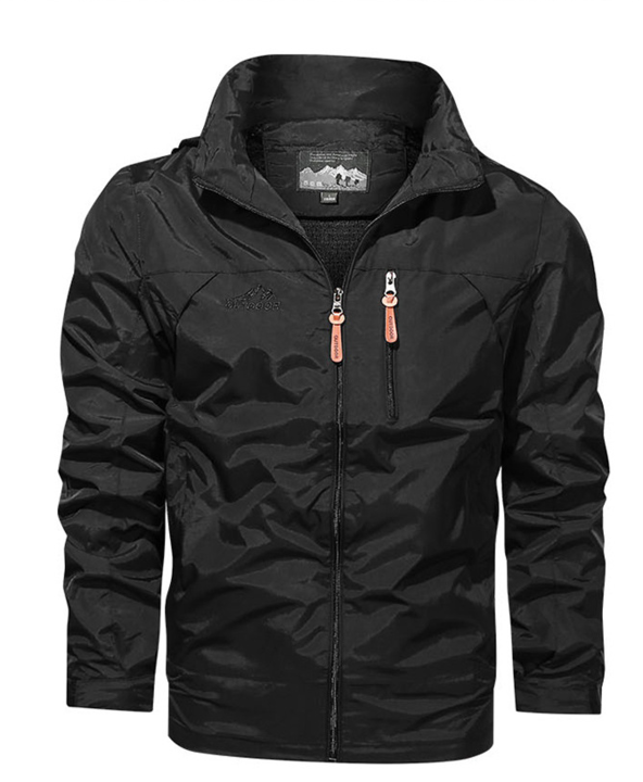 Waterproof Men's Sports Jacket with Zipper - OutfitLondon