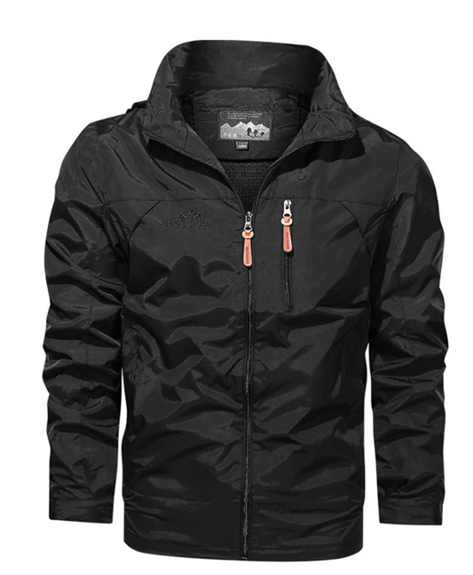 Waterproof Men's Sports Jacket with Zipper - OutfitLondon