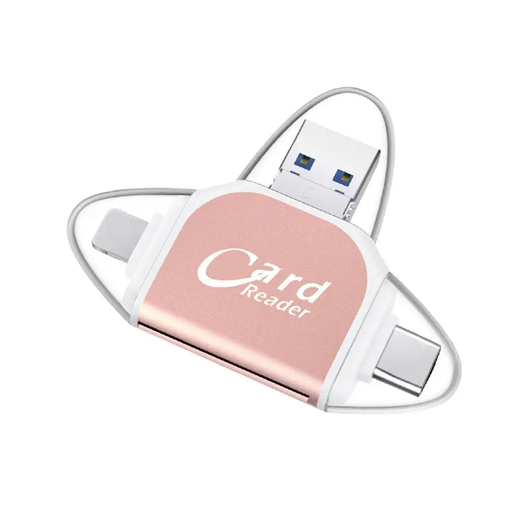 Multi-Function 4-in-1 Card Reader Adapter