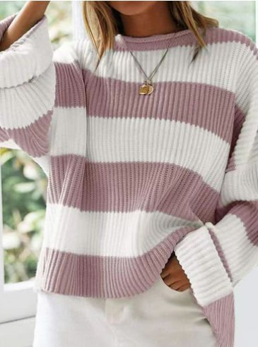 Cozy Ladies Warm Crew Neck Jumper - OutfitLondon