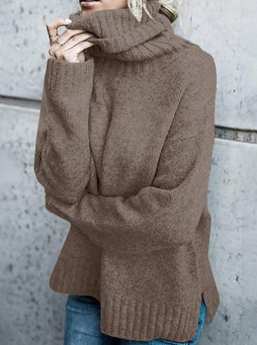 Warm Ladies Cashmere Crew Neck Winter Sweater