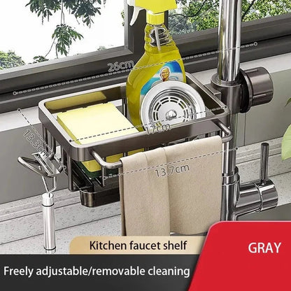 Stainless Steel Kitchen Sink Organizer Tray