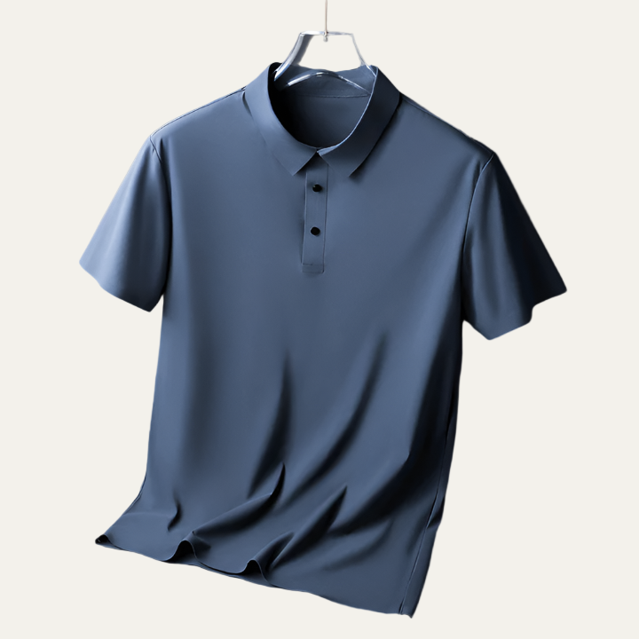 Men's Athletic Golf Polo Shirt with Classic Collar