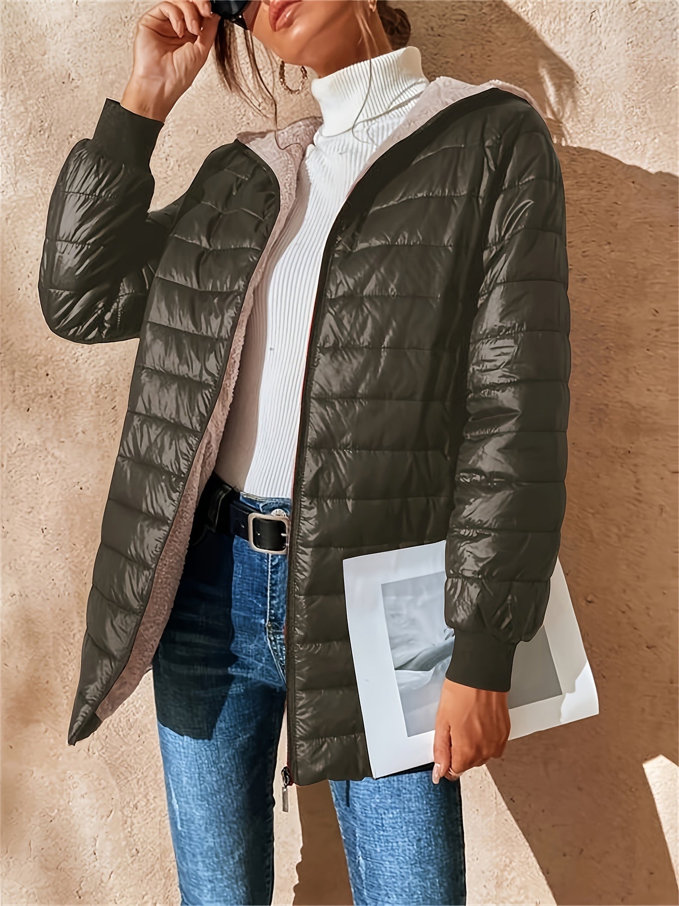Warm Quilted Winter Jacket - OutfitLondon