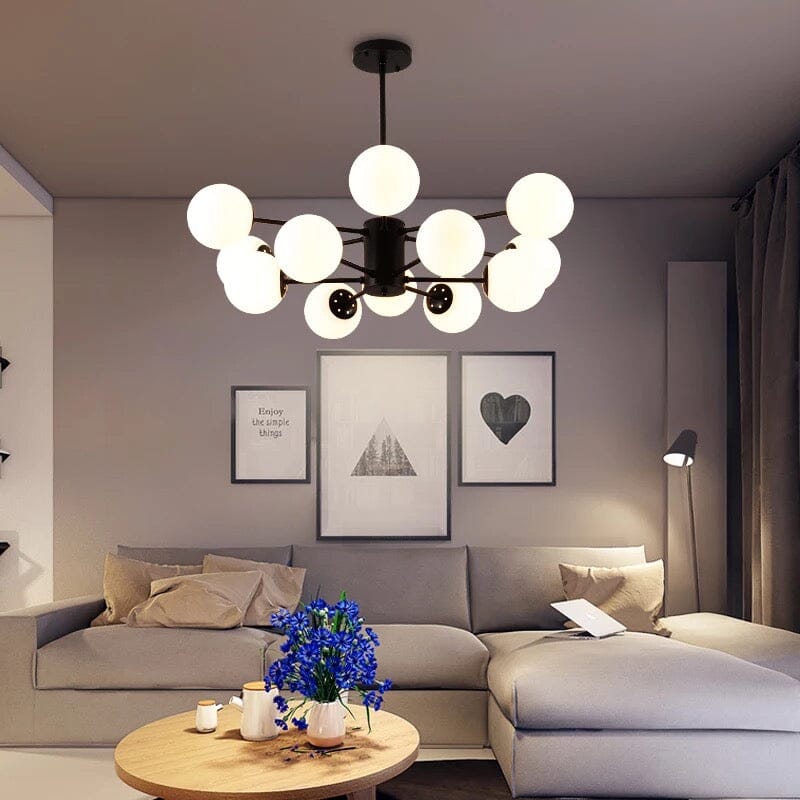 Shiny Crystal Ball Pendant Light - OutfitLondon
