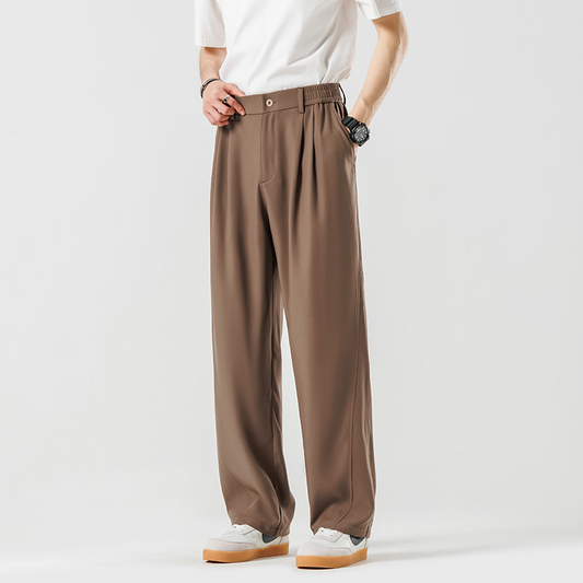 Men's Relaxed Fit Straight Leg trousers - OutfitLondon