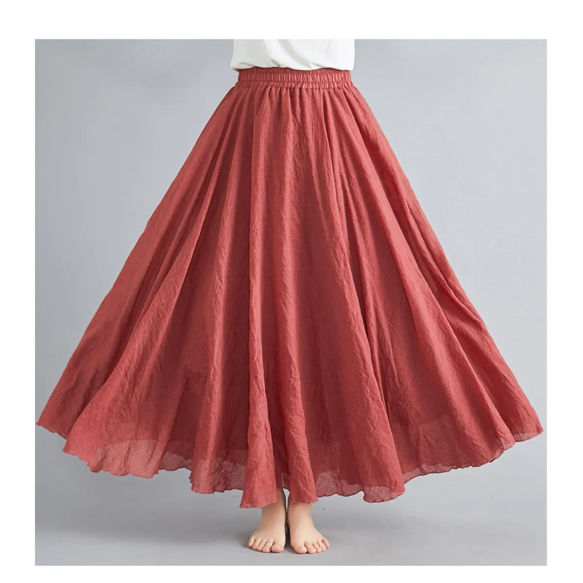 Elegant Floor Length Maxi Skirt