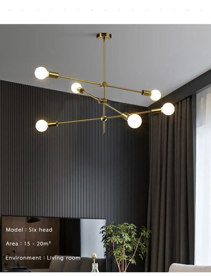 Elegant Hanging Glass Lamp
