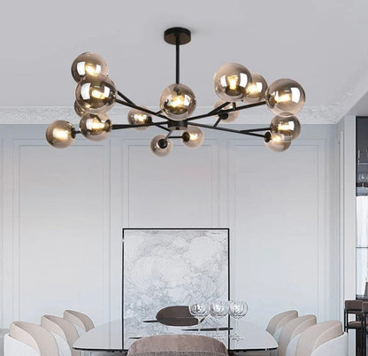 Elegant Glass Ball Chandelier