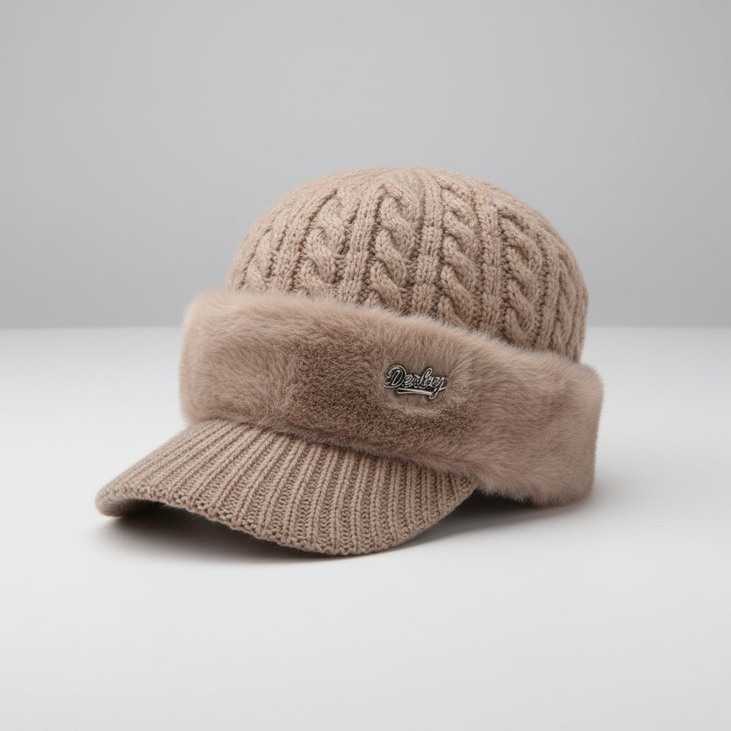 Warm Fleece Beanie with Earflaps for Men