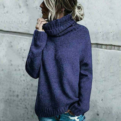 Large Women's Wool Crew Neck Sweater