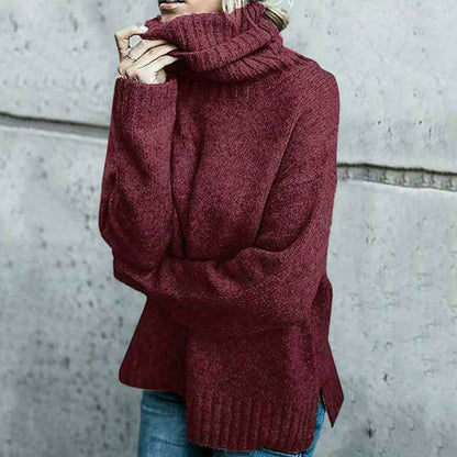 Large Women's Wool Crew Neck Sweater