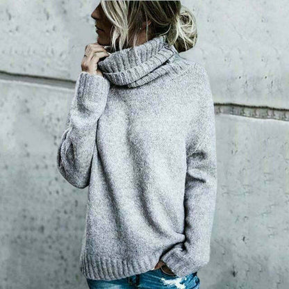 Large Women's Wool Crew Neck Sweater