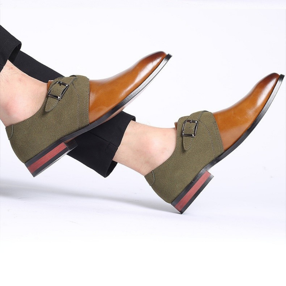 Comfortable Leather Slip On Dress Shoes