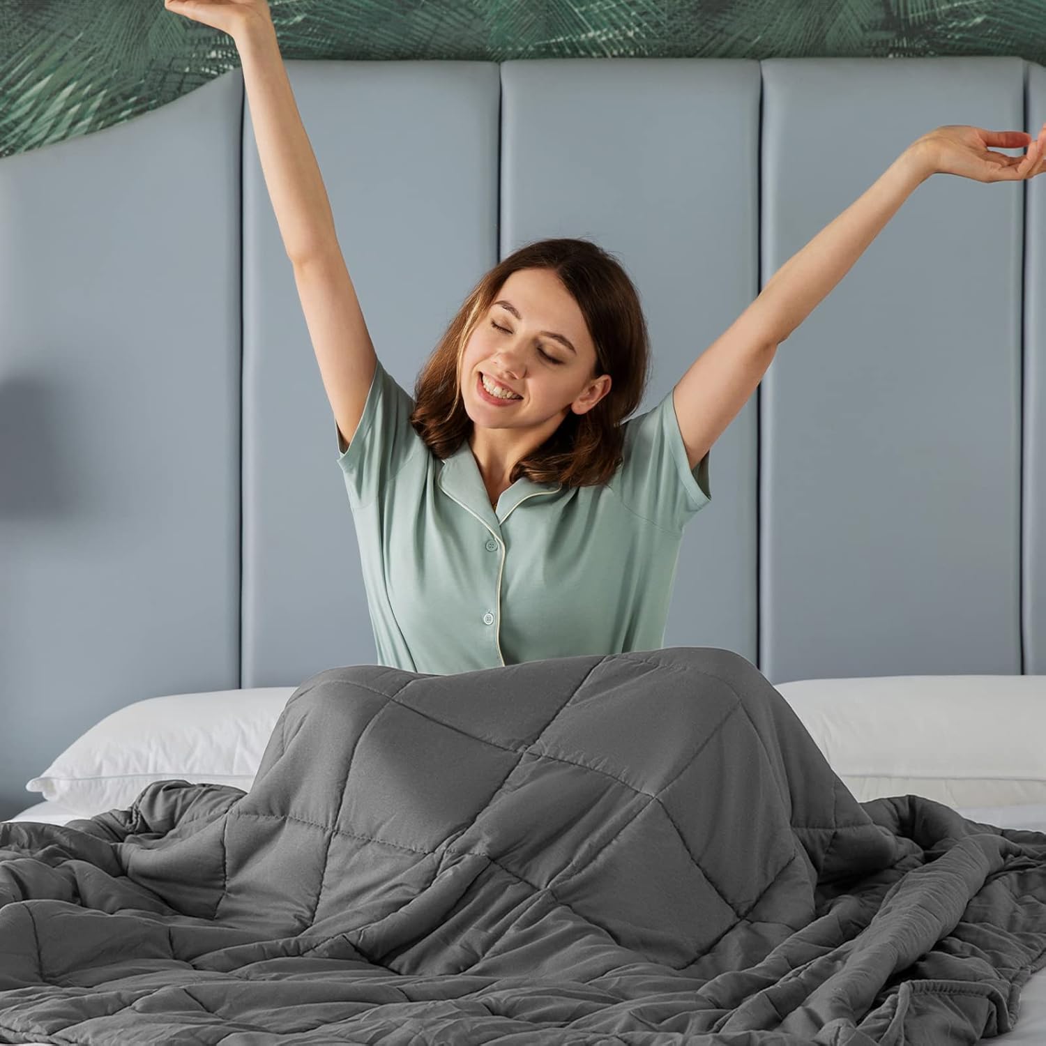 Calming Soft Heavy Weight Blanket - OutfitLondon