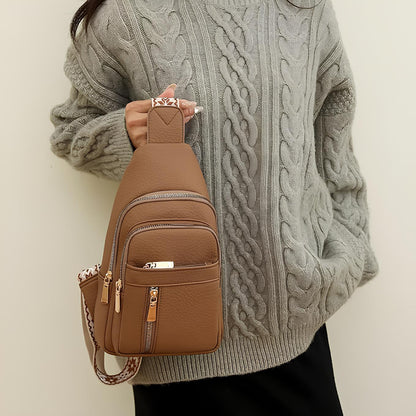 Compact Everyday Ladies Handbag with Multiple Pockets