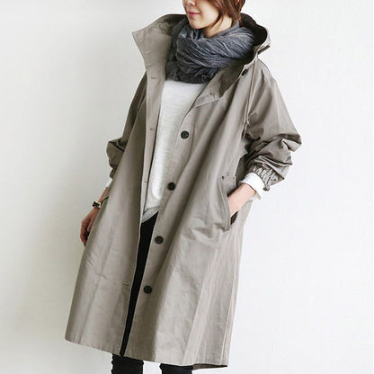Classic Waterproof Long Coat - OutfitLondon