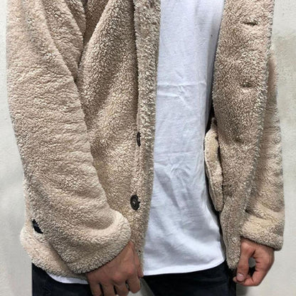 Warm Fleece Hooded Sweatshirt for Men