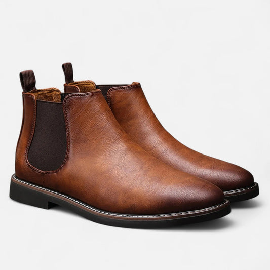 Comfortable Slip On Ankle Boots For Men - OutfitLondon