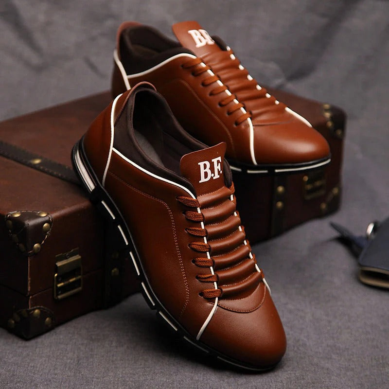 Authentic Leather Vintage Mens Shoes - OutfitLondon