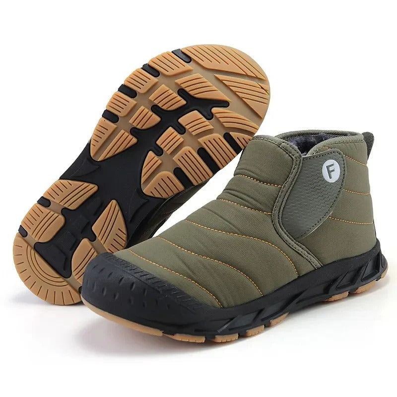 Warm Fuzzy Ankle Snow Boots