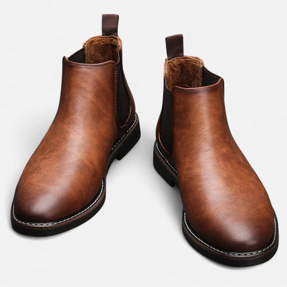 Comfortable Slip On Ankle Boots For Men
