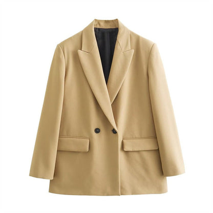 Classic Wool Cape Coat for Women - Oversized Fit