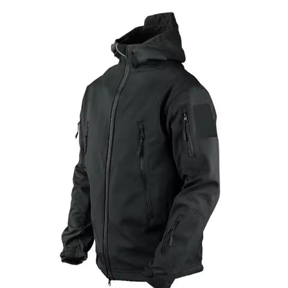 Waterproof Hooded Fleece Jacket For Men