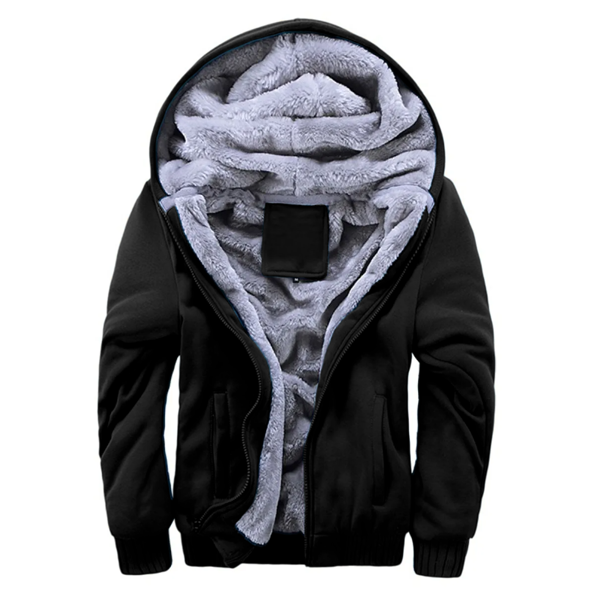 Warm Men's Fleece Hoodie Jacket