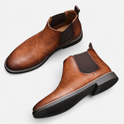 Comfortable Slip On Ankle Boots For Men