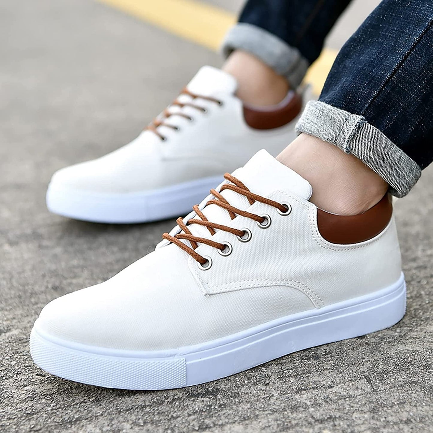Comfortable Casual Lace Up Work Shoes For Men