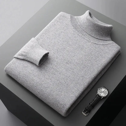 Textured Crew Neck Sweater Men