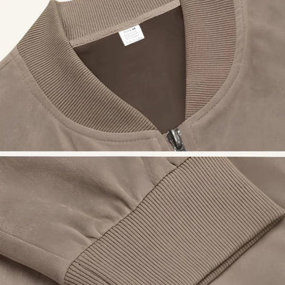 Luxury Suede Mens Jacket Autumn Fashion Coat