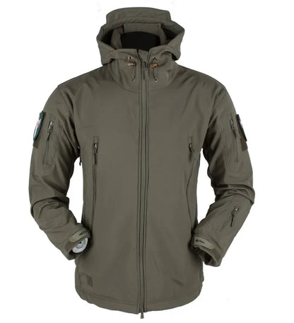 Waterproof Hooded Fleece Jacket For Men