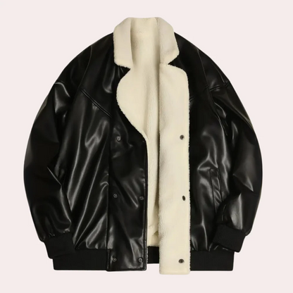 Comfy Fit Fleece Lined Bomber Jacket