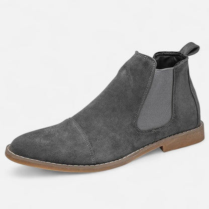 Elegant Slip-On Work Ankle Boots