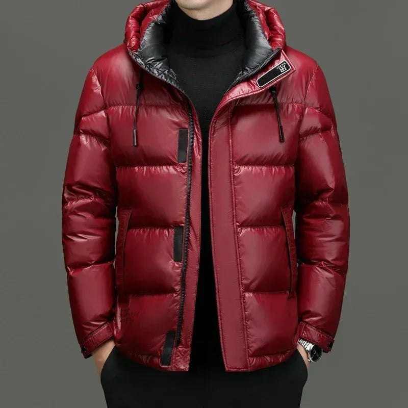 Waterproof Men's Insulated Hooded Parka Jacket