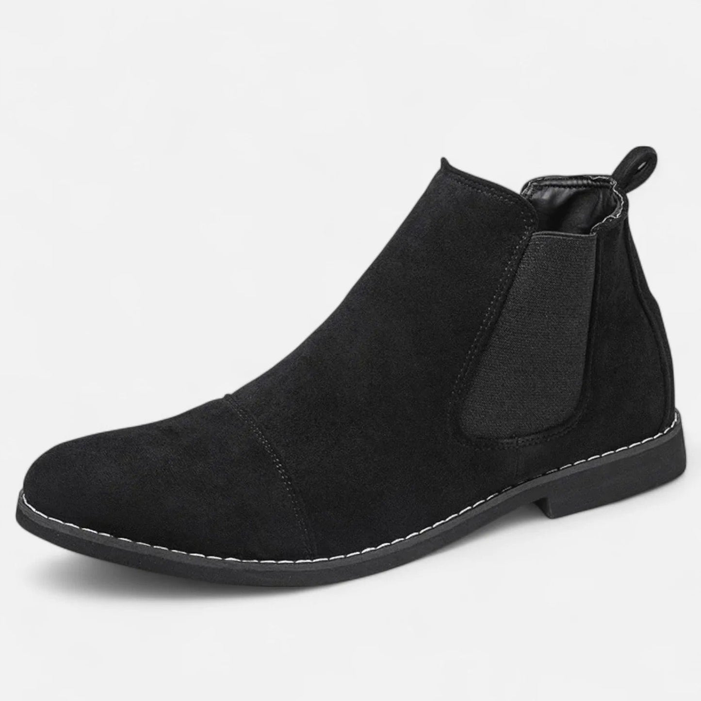 Elegant Slip-On Work Ankle Boots