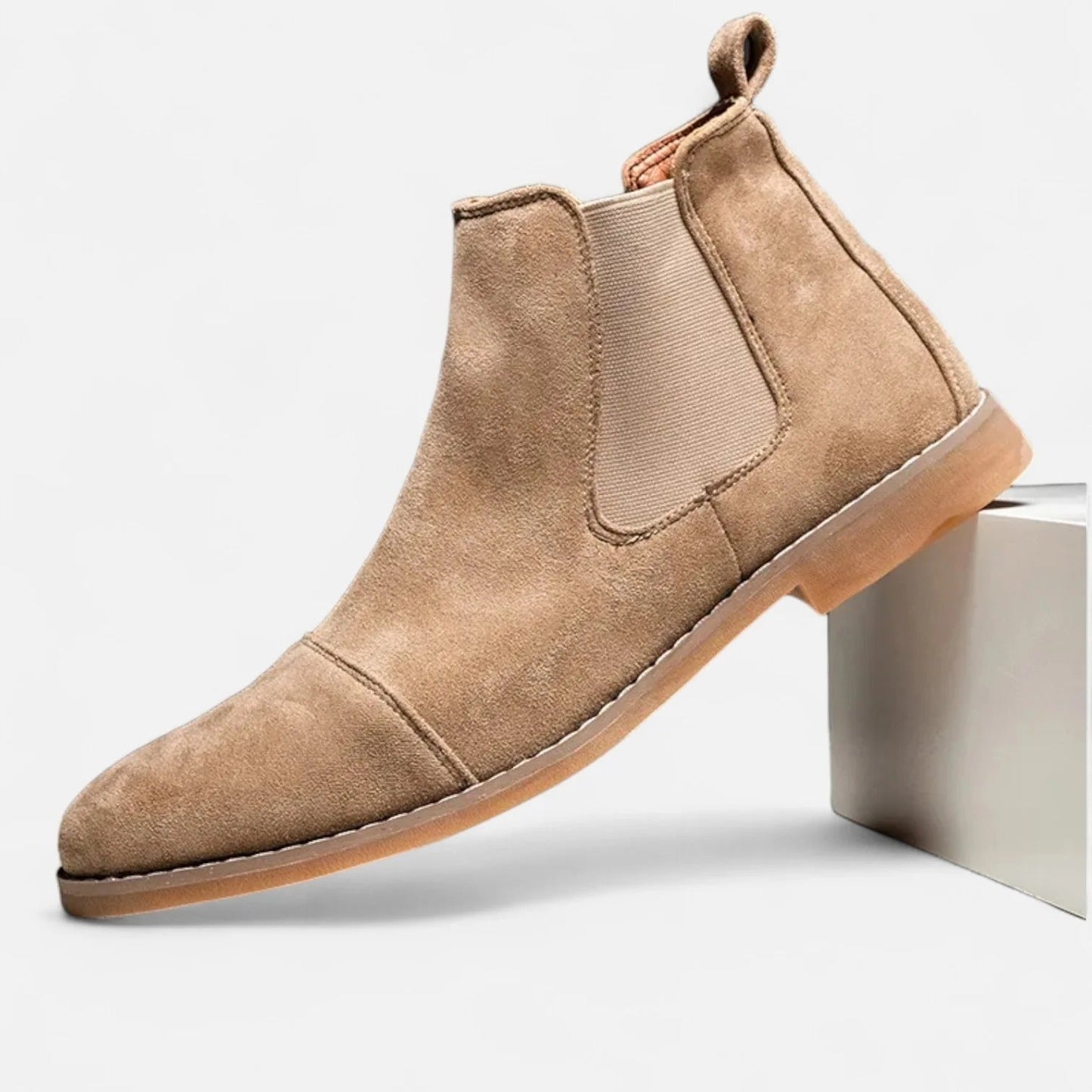 Elegant Slip-On Work Ankle Boots