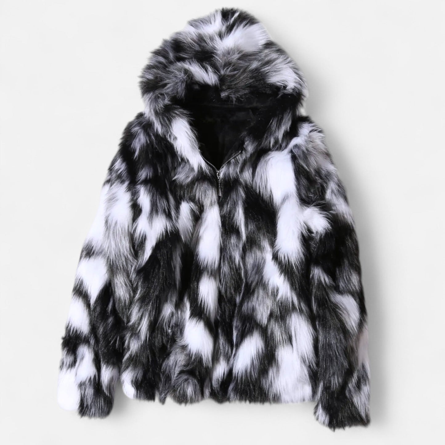 Men's Faux Fur Insulated Winter Coat