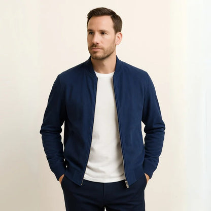Luxury Suede Mens Jacket Autumn Fashion Coat