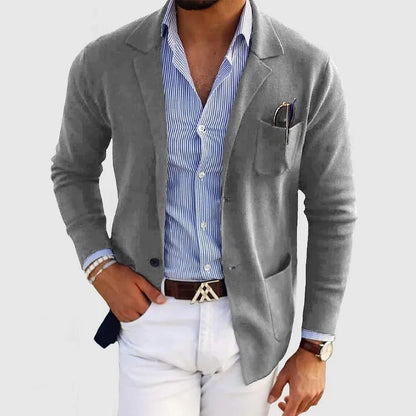 Lightweight Beige Summer Blazer for Men