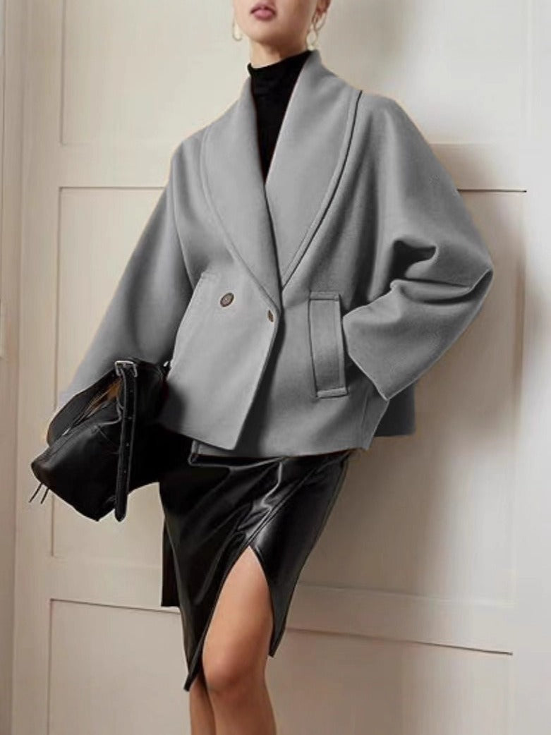 Ariya | Chic Wool Oversized Trench Coat