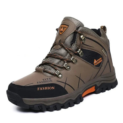 Grip Sole Mens Waterproof Hiking Boots